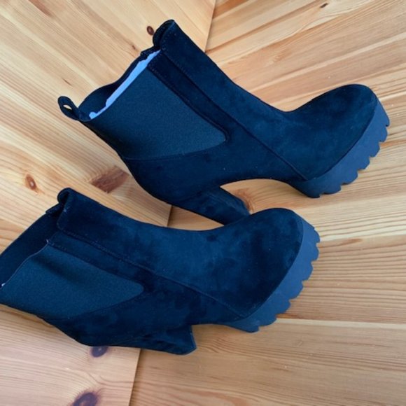 ONLYMAKER Platform Chelsea Boots size 10 - Picture 5 of 6